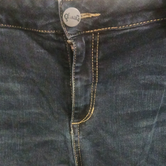 Dark Blue Skinny Denim Jeans for Women - Picture 3 of 15